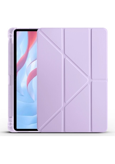Huawei Honor Pad X9 11.5' Kılıf Zore Tri Folding Kalem Bölmeli Standlı Kılıf Klasik