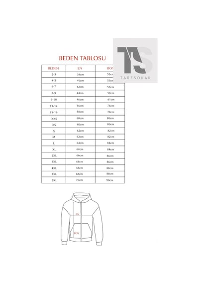 Tarzsokak Örme Kumaş Baskılı Fermuarlı Kapüşonlu Sweatshirt Gri