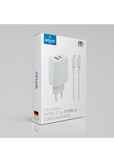 Woyax By Deji 20W PD Type-C Çoklu Hızlı Şarj Aleti