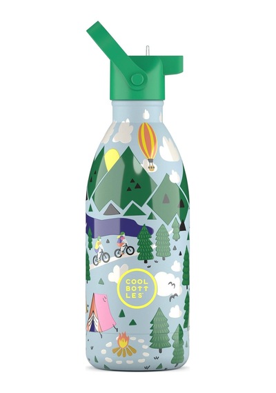 Cool Bottles The Kids Bottle Outdoor Adventure Pipetli Termos Sul Çok Renkli