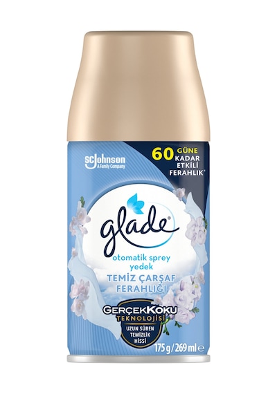 Glade Otomatik Sprey Oda Kokusu Yedek Temiz Çarşaf Ferahlığı 269 ML