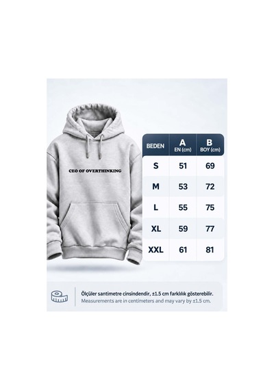 North Whiskers Ceo Of Overthinking Baskılı Unisex Hoodie Minimal Gri - 930767807 Gri - 930767807 Gri North Whiskers Ceo Of Overthinking Baskılı Unisex Hoodie Minimal Gri - 930767807 Gri - 930767807 Gri