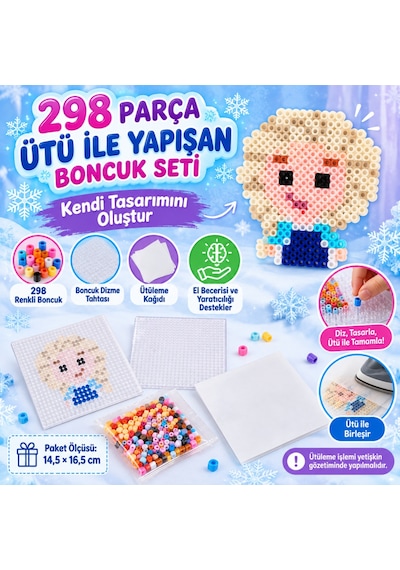 Ütü İle Yapışan Boncuk Seti