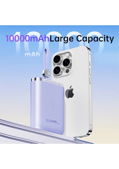 Powersack Pd 22.5w 10000 Mah. 3 İn 1 Type-c Lightning Power Bank Siyah
