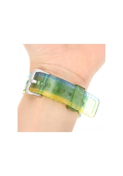 Tagsafe Rainbow Çocuk Bileklik Silikon Airtag Uyumlu Kılıf Saat Hafif