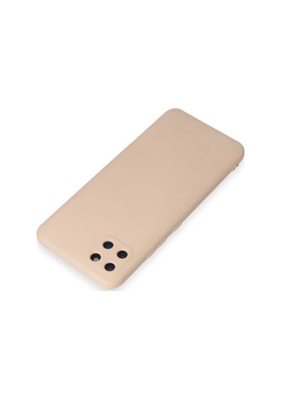 Gld-spt- Newface Realme C11 Kılıf Nano İçi Kadife Silikon - Pudra