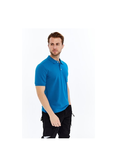 Uniprom Polo Yaka Tişört %100 Pamuk İndigo Erkek İndigo