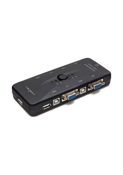 Büro Ev Ofis Cihazları İçin 4port Vga Usb Kvm Switch
