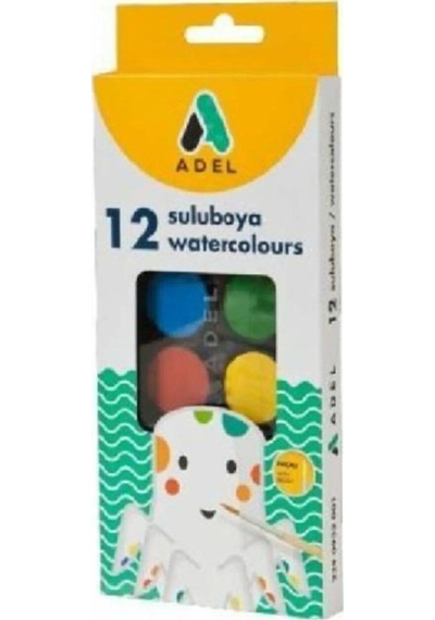 Boyama Seti 12 Renk Pastel+sulu+kuru Boya+keçeli Kalem Karışık