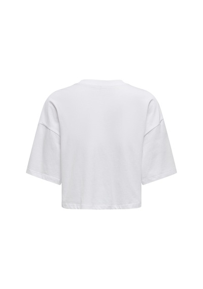Only Onlsue S/s Sport Top Box Beyaz Kadın Kısa Kol T-shirt 000000000102263128 Beyaz