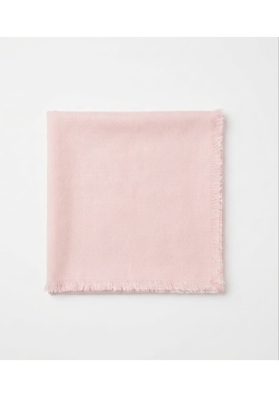 Özense Çift Flamlı Pamuklu Terletmeyen 4 Mevsim Kullanılabilir 100x100 Cm Açık Pembe Renkli Eşarp