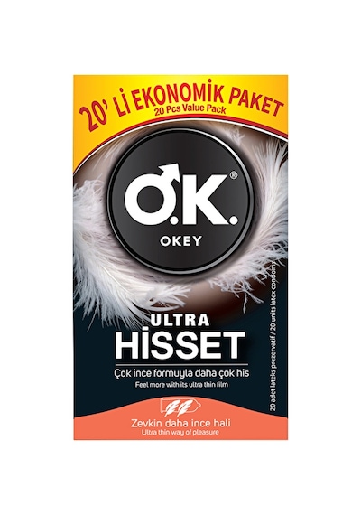 Okey Prezervatif Ultra Hisset 20'li