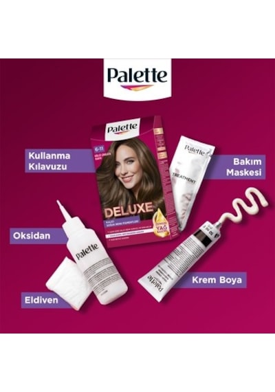 Palette Deluxe Kalıcı Renkler 6-11 Küllü Çikolata Kahve Saç