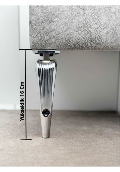 Legend Krom Mobilya Koltuk Ayağı Chester Komidin Tv Ünitesi Vestiyer Ayağı 16 Cm 8 Adet
