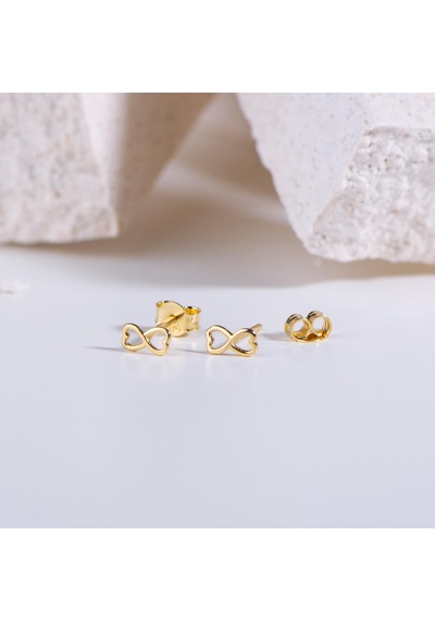 Goldkupe 14 Ayar Kalpli Sonsuzluk Altın Küpe 0,37 Gr-1779