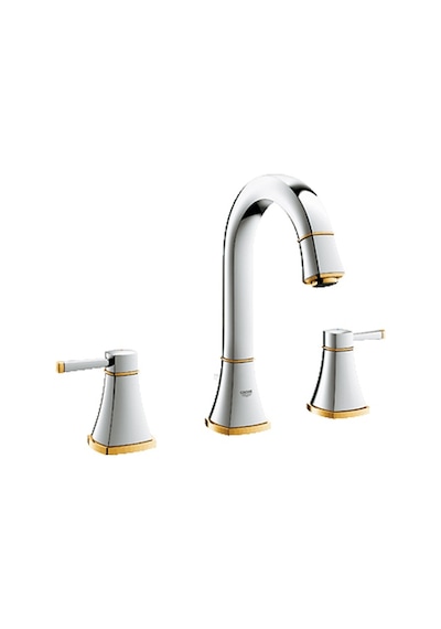 Grohe Grandera Lavabo Bataryası 3 Delikli Altın - Krom 20389Ig0