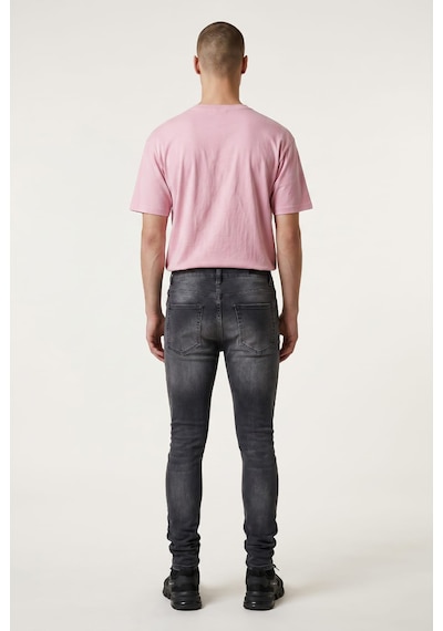 BLACK STEEL Yıkamalı Erkek Denim Pantolon-kod:811 Antrasit