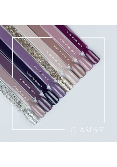 Claresa Kalıcı Oje Winter Wonderland 10 Parlak Simli Gümüş 5g