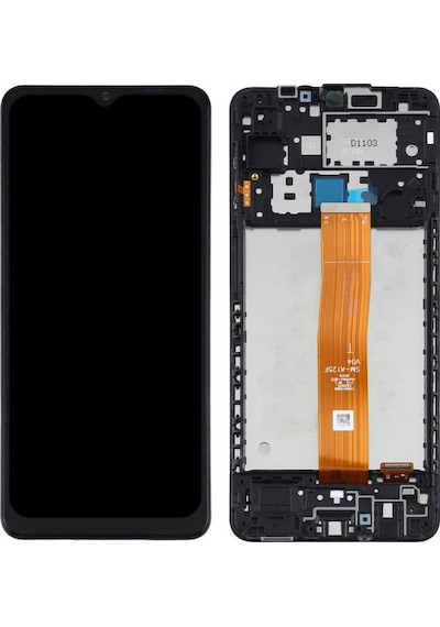 Samsung Uyumlu Galaxy Sm-a125 A12 Ekran Lcd Full Çıtalı
