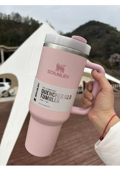 Stànley. Quencher Termos Pipetli Bardak 1,18 Lt Pembe Pembe