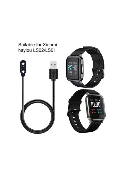 Caseonn Haylou Ls02 Manyetik Usb Hızlı Şarj Kablosu Siyah