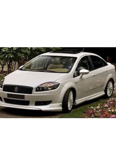 Fiat Linea Yan Marşpiyel Seti Plastik 2 Adet Mat Siyah 2009 2010 2011 2012 2013 2014 2015 2016 Karlık+ek+bodykit