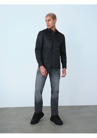 LOFT Regular Fit Erkek Gömlek U.kol Lf2038036 Q1.v1 Denim