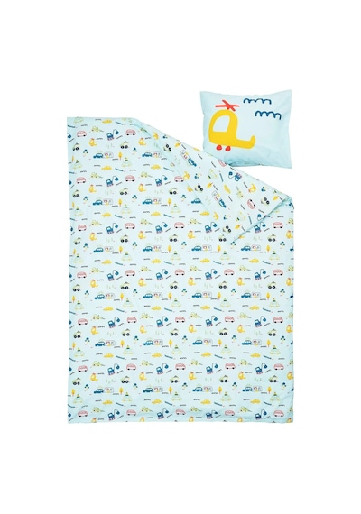 Ikea Barndrom Tek Kişilik Nevresim Takımı 150 X 200 Cm Mavi - Açık Sarı - Lacivert - Kırmızı Çok Renkli