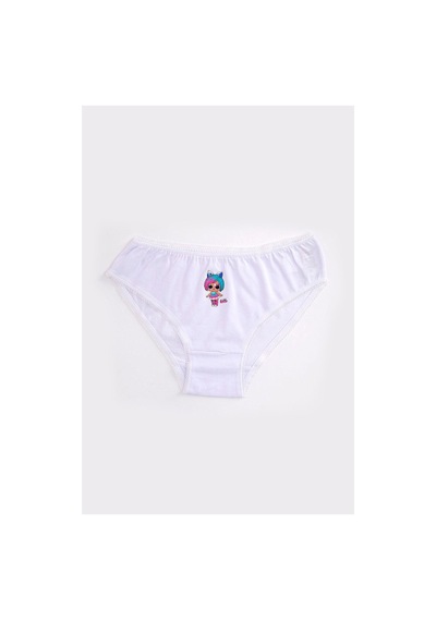 L.o.l. Lisanslı Kız Çocuk 3 Lü Slip Külot Seti Mix Çok Renkli
