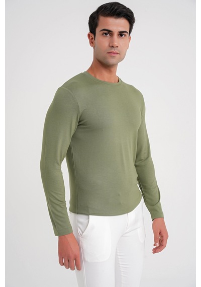 Efor Ts 870 T-shırt Slim A.hakı Casual Haki