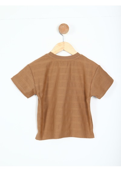 Xo Kids Erkek Çocuk Tişort 1-4 Yaş 1797 Kahve