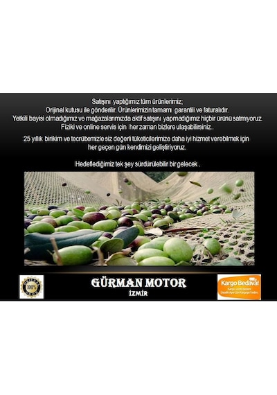 Zanon.Benza Ve Olima 1J Zeytin Silkme Motoru Johnson İtalyan Malı