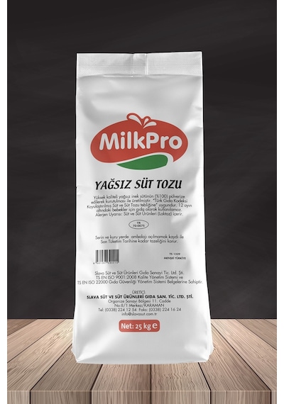 Milkpro Yağsız Süt Tozu 25 Kg