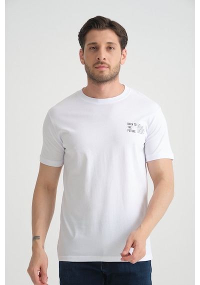 Shooter Sportwear Shooter Erkek Pamuklu T-shirt Premium Kalite Minimal Tasarım Regular Kalıp Beyaz Shooter Sportwear Shooter Erkek Pamuklu T-shirt Premium Kalite Minimal Tasarım Regular Kalıp Beyaz