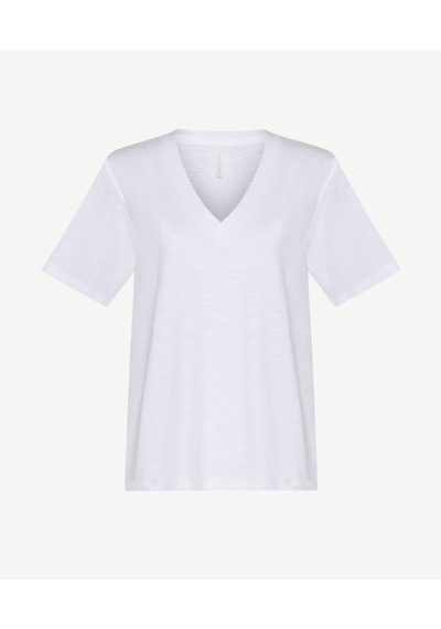 Yargıcı Regular V Yaka Kısa Kol T-shirt 26ykts9001v 002 Beyaz