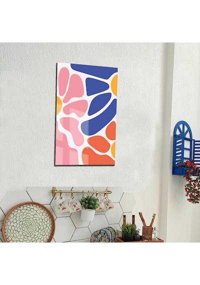 Tink Modern Dekoratif Tablo, Cam Görünümlü, Yapışkanlı, Kolay Montaj, Uv Baskılı Tt1015
