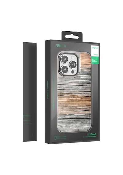 Apple Uyumlu iPhone 16 Pro Max Wave Kapak Derin Mor/