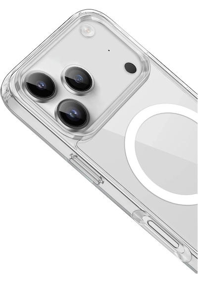 Abatech Apple Uyumlu iPhone 17 Pro Max Magsafe Telefon Kılıfı Şeffaf