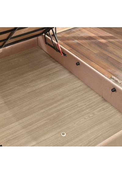 Nironyatak Niron Polo Baza Ve Başlık Seti 140X190 Cm Çift Kişilik Sütlü Kahv