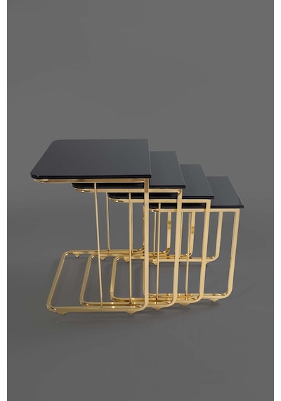Tekerlekli Veys Sehpa Gold 4 Lü Zigon Sehpa - Orta Sehpa - Yan Se (550697034) Tekerlekli Veys Sehpa Gold 4 Lü Zigon Sehpa - Orta Sehpa - Yan Se (550697034)