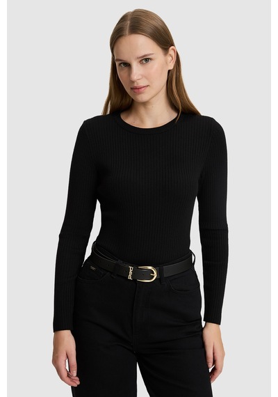 U.S. Polo Assn. Kadın Siyah Kazak 50327491-vr046
