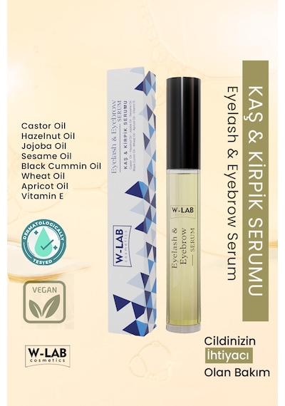 W-Lab Cosmetics Kaş Kirpik Serumu 10 ML