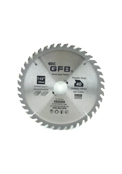 185mm 40 Diş Elmas Daire Sunta Kesme Testeresi