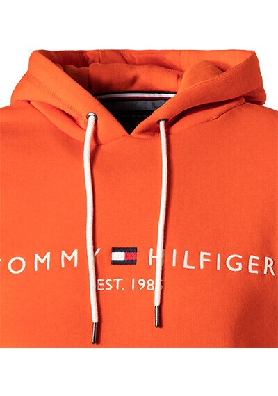 Tommy Hilfiger Bayan Kapşonlu Sweatshirt Turuncu