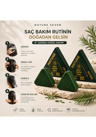 Biberiyeli Saç Bakım Sabunu Saç Dökülmesine Karşı Destekleyici Bakım İkili Set