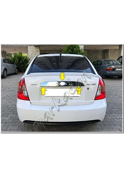 Hyundai Accent Era Krom Bagaj Çıtası 2005-2011 Paslanmaz Çelik N11.2191