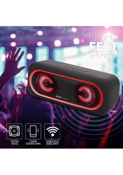 Polosmart  FS65 Bluetooth Işıklı Hoparlör
