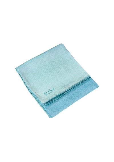 Mim Eşarp Emilya Rayon Degrade Eşarp 90x90 Cm Turkuaz