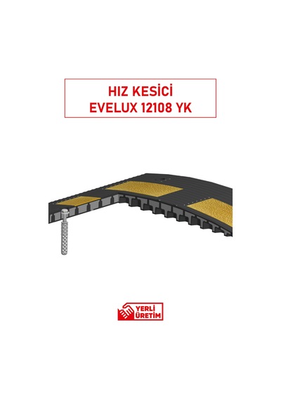 12108 Yk Kauçuk Şaseli Yol Kasisi Reflektörlü Profesyonel Hız Kesici