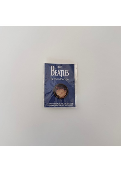 The Beatles Rozet Pinback Button Siyah 40084889